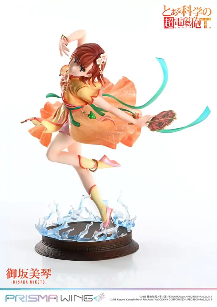 To Aru Kagaku no Railgun Prisma Wing PVC szobor figura 1/7 Misaka Mikoto Bonus Version 22 cm termékfotó