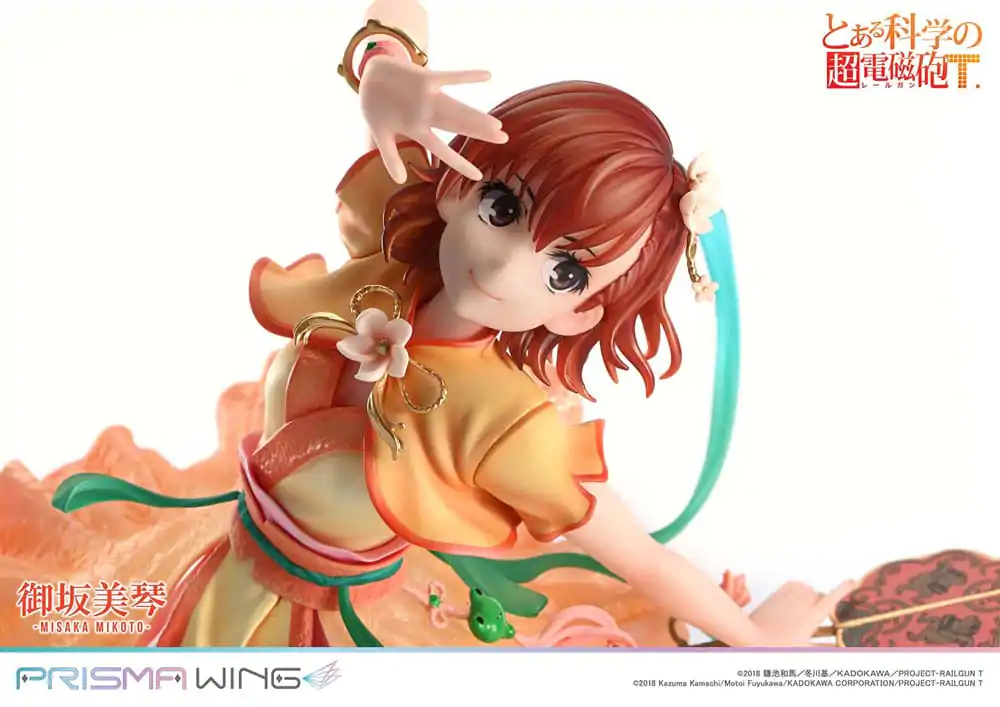 To Aru Kagaku no Railgun Prisma Wing PVC szobor figura 1/7 Misaka Mikoto Bonus Version 22 cm termékfotó