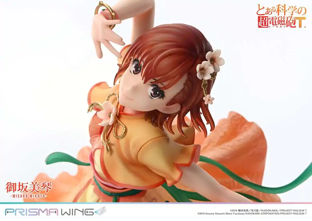 To Aru Kagaku no Railgun Prisma Wing PVC szobor figura 1/7 Misaka Mikoto Bonus Version 22 cm termékfotó