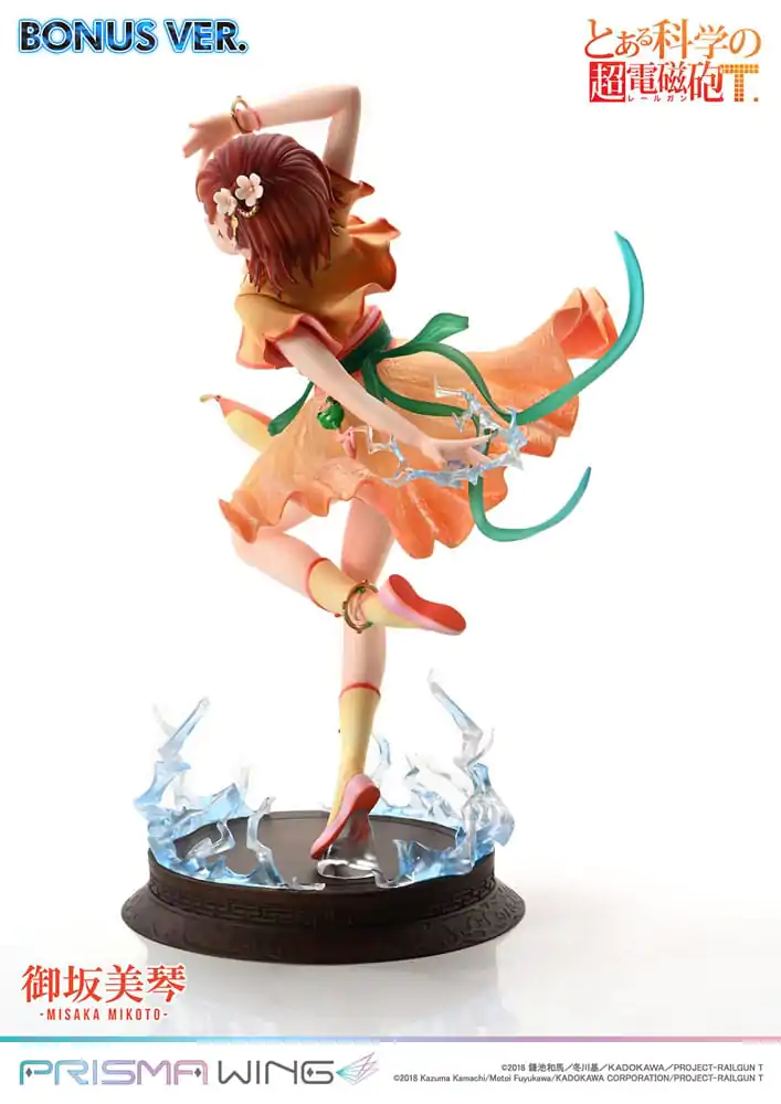 To Aru Kagaku no Railgun Prisma Wing PVC szobor figura 1/7 Misaka Mikoto Bonus Version 22 cm termékfotó