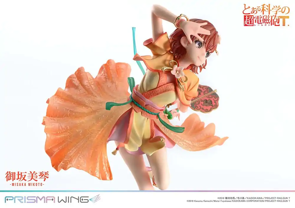 To Aru Kagaku no Railgun Prisma Wing PVC szobor figura 1/7 Misaka Mikoto Bonus Version 22 cm termékfotó
