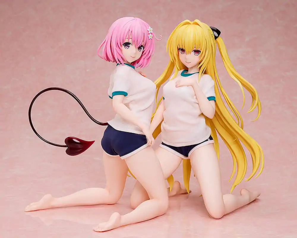 To Love-Ru Darkness 1/4 Golden Darkness: Swimsuit with Gym Uniform Ver. PVC szobor figura 27 cm termékfotó