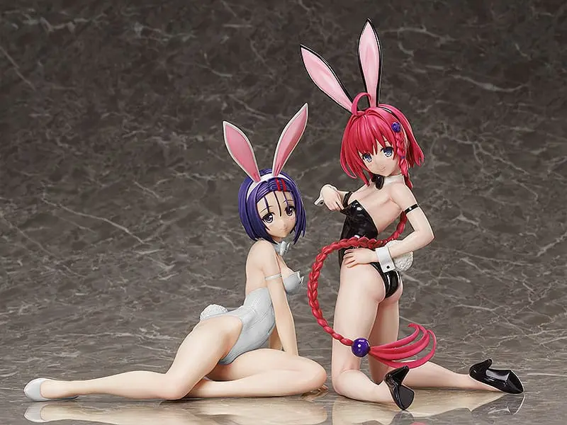 To Love-Ru Darkness 1/4 Haruna Sairenji Bare Leg Bunny Ver. PVC szobor figura 26 cm termékfotó