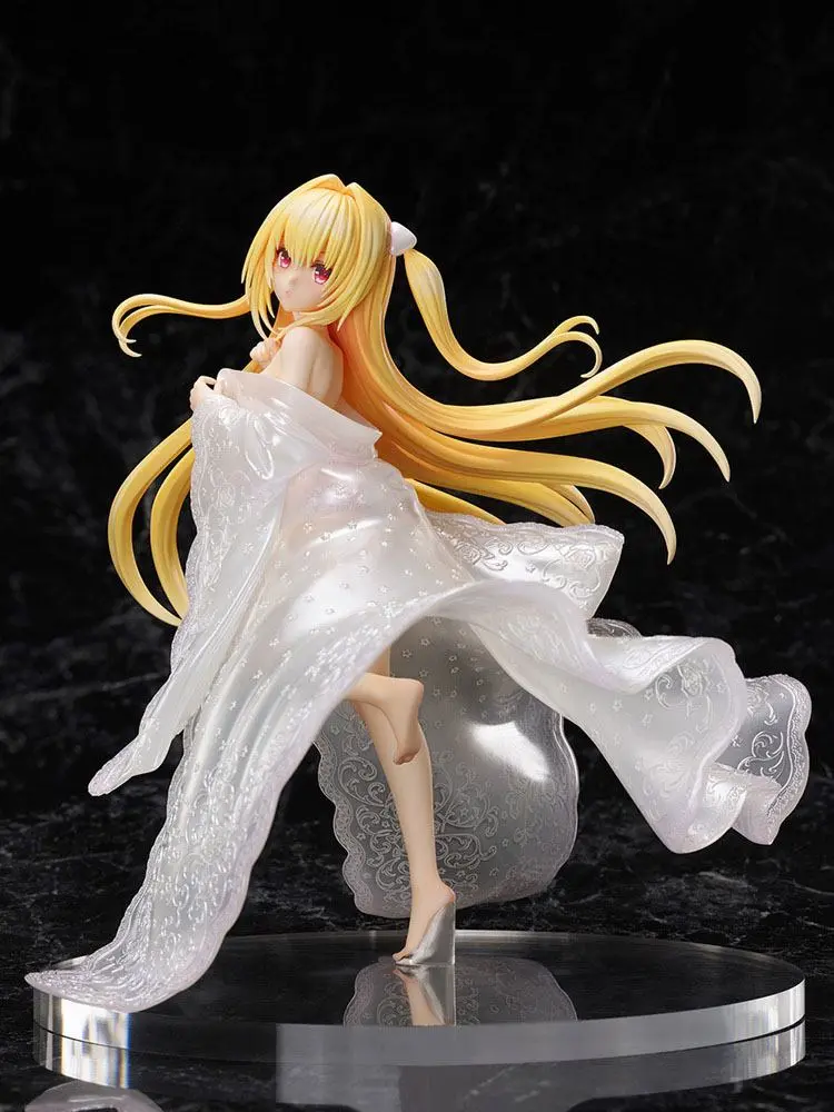 To Love-Ru Darkness 1/7 Golden Darkness - Shiromuku PVC szobor figura 23 cm termékfotó