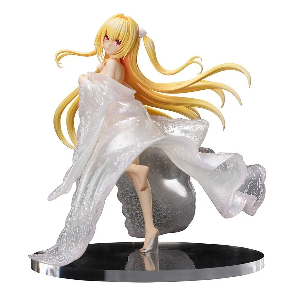 To Love-Ru Darkness 1/7 Golden Darkness - Shiromuku PVC szobor figura 23 cm termékfotó