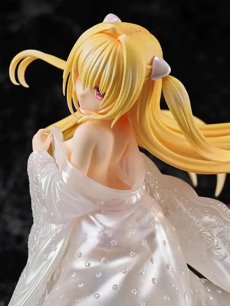 To Love-Ru Darkness 1/7 Golden Darkness - Shiromuku PVC szobor figura 23 cm termékfotó