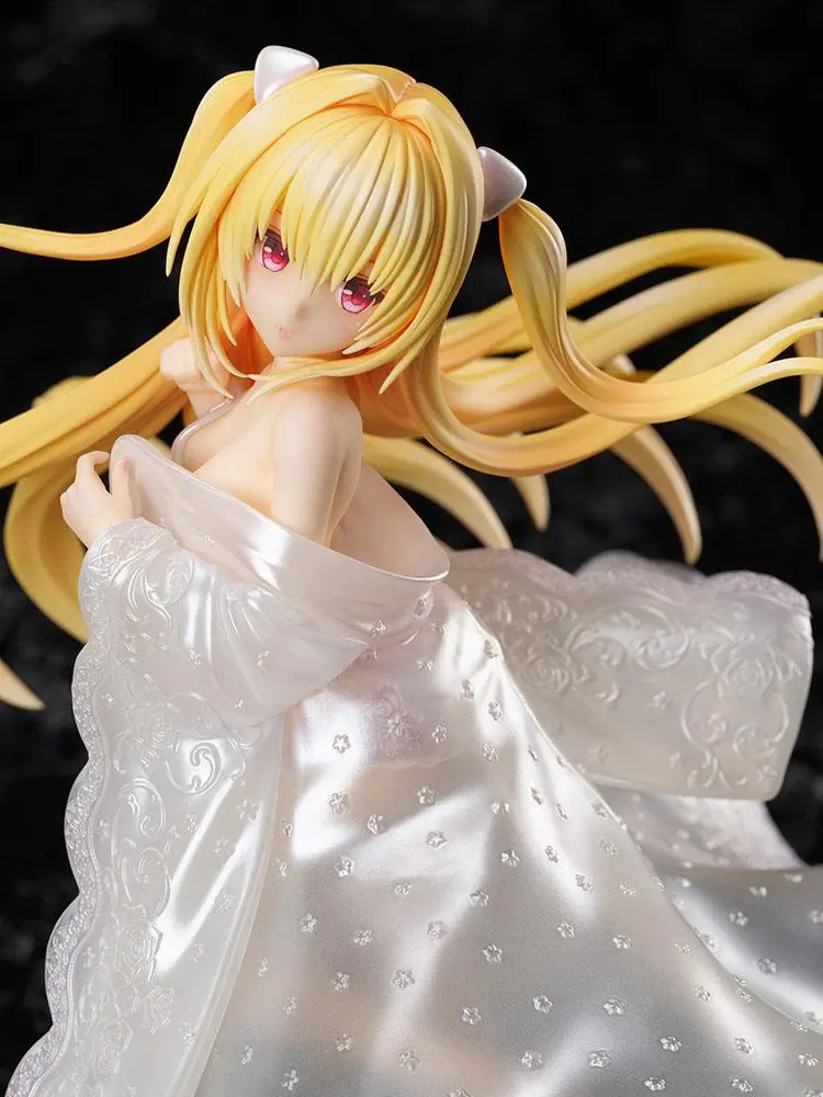 To Love-Ru Darkness 1/7 Golden Darkness - Shiromuku PVC szobor figura 23 cm termékfotó
