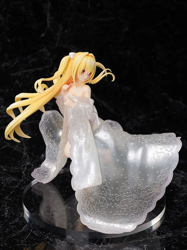 To Love-Ru Darkness 1/7 Golden Darkness - Shiromuku PVC szobor figura 23 cm termékfotó