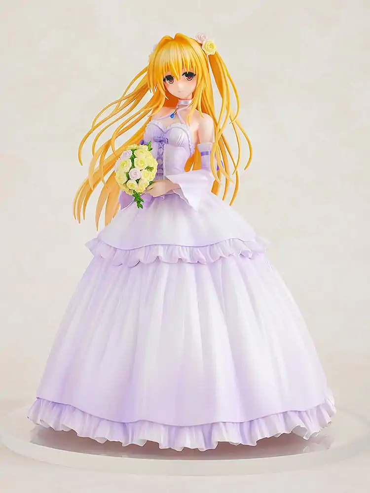 To Love-Ru Darkness 1/7 Golden Darkness Wedding Dress Ver. PVC szobor figura 23 cm termékfotó