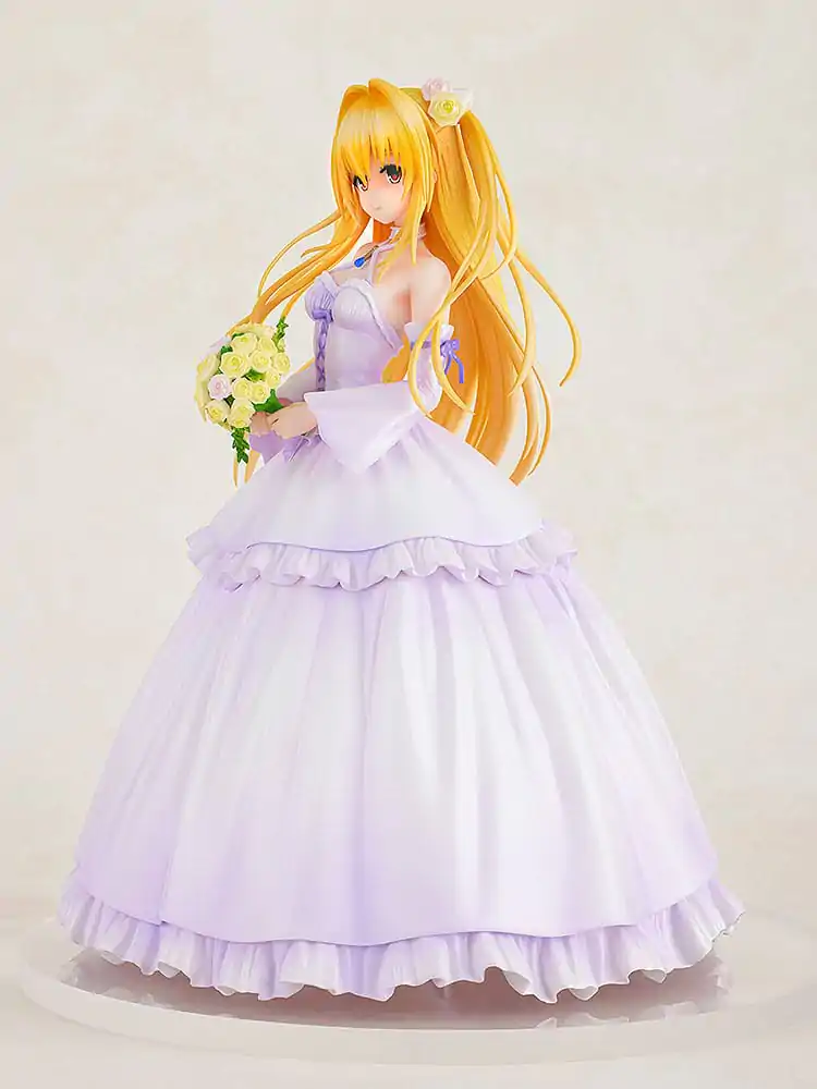 To Love-Ru Darkness 1/7 Golden Darkness Wedding Dress Ver. PVC szobor figura 23 cm termékfotó