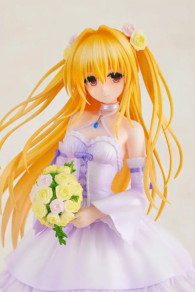 To Love-Ru Darkness 1/7 Golden Darkness Wedding Dress Ver. PVC szobor figura 23 cm termékfotó