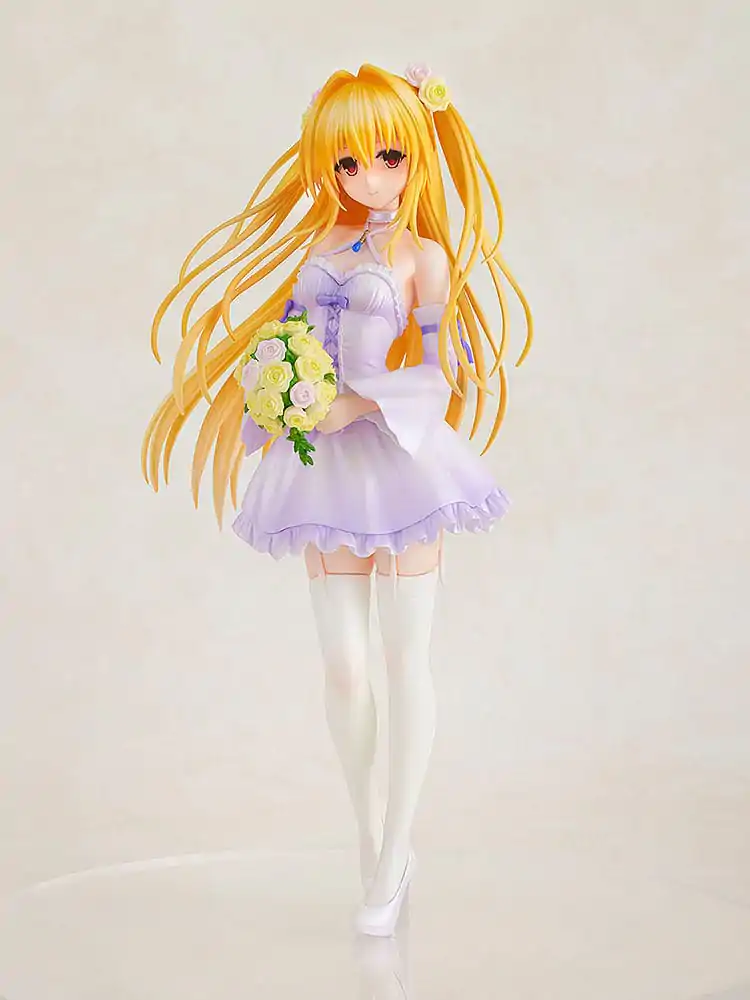 To Love-Ru Darkness 1/7 Golden Darkness Wedding Dress Ver. PVC szobor figura 23 cm termékfotó