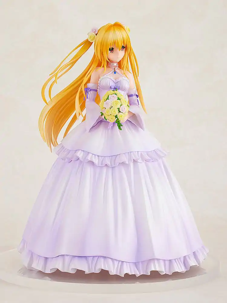 To Love-Ru Darkness 1/7 Golden Darkness Wedding Dress Ver. PVC szobor figura 23 cm termékfotó