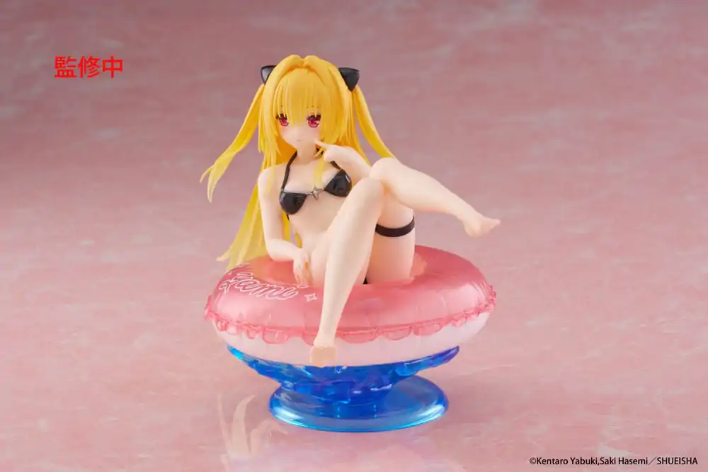 To Love-Ru Darkness Aqua Float Girls Golden Darkness PVC szobor figura 10 cm termékfotó