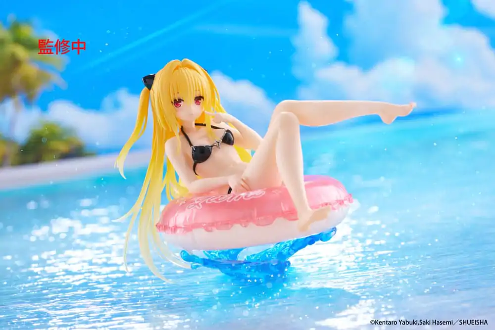 To Love-Ru Darkness Aqua Float Girls Golden Darkness PVC szobor figura 10 cm termékfotó