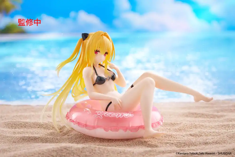 To Love-Ru Darkness Aqua Float Girls Golden Darkness PVC szobor figura 10 cm termékfotó