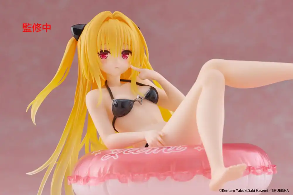 To Love-Ru Darkness Aqua Float Girls Golden Darkness PVC szobor figura 10 cm termékfotó