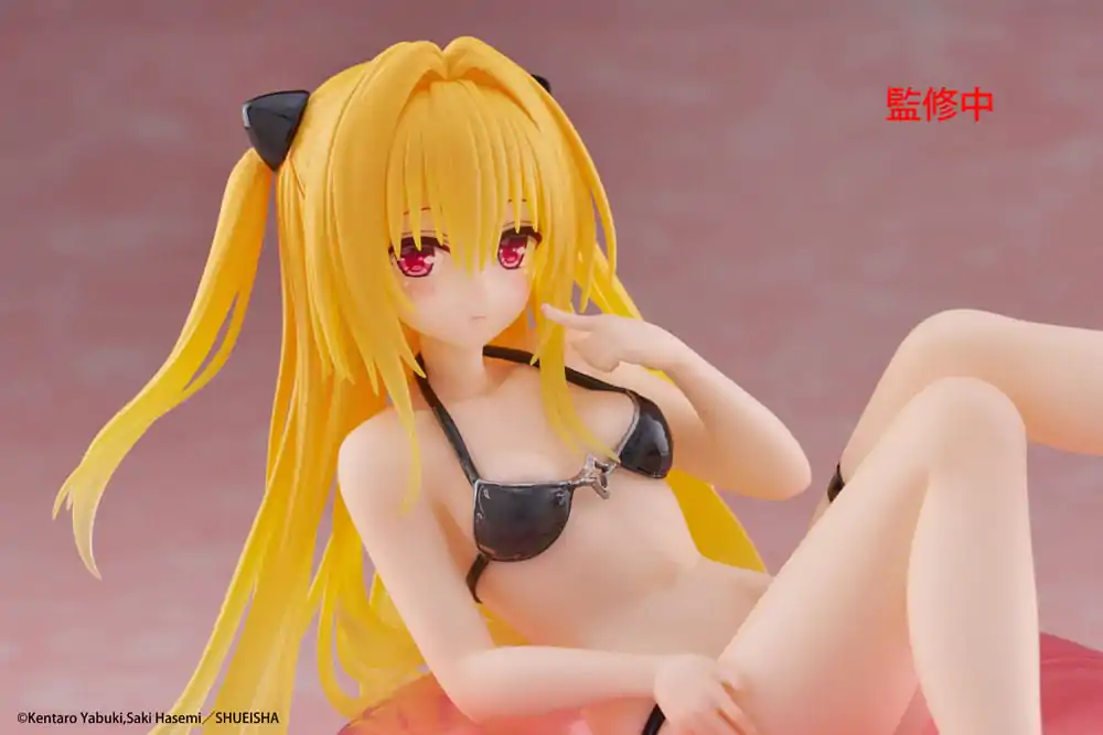 To Love-Ru Darkness Aqua Float Girls Golden Darkness PVC szobor figura 10 cm termékfotó