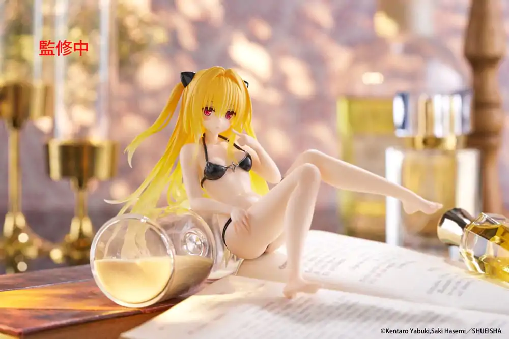 To Love-Ru Darkness Aqua Float Girls Golden Darkness PVC szobor figura 10 cm termékfotó