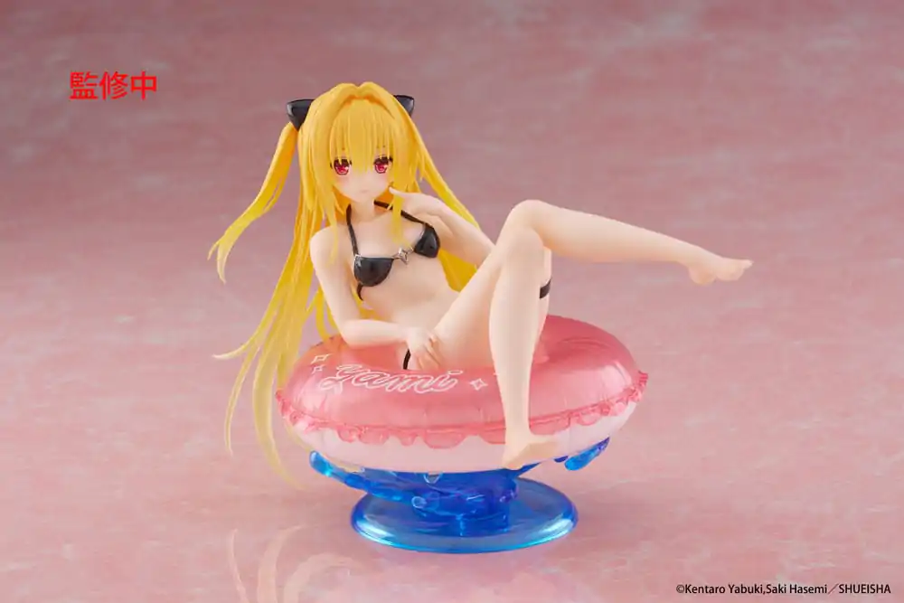 To Love-Ru Darkness Aqua Float Girls Golden Darkness PVC szobor figura 10 cm termékfotó