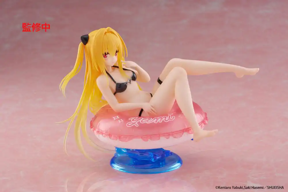 To Love-Ru Darkness Aqua Float Girls Golden Darkness PVC szobor figura 10 cm termékfotó
