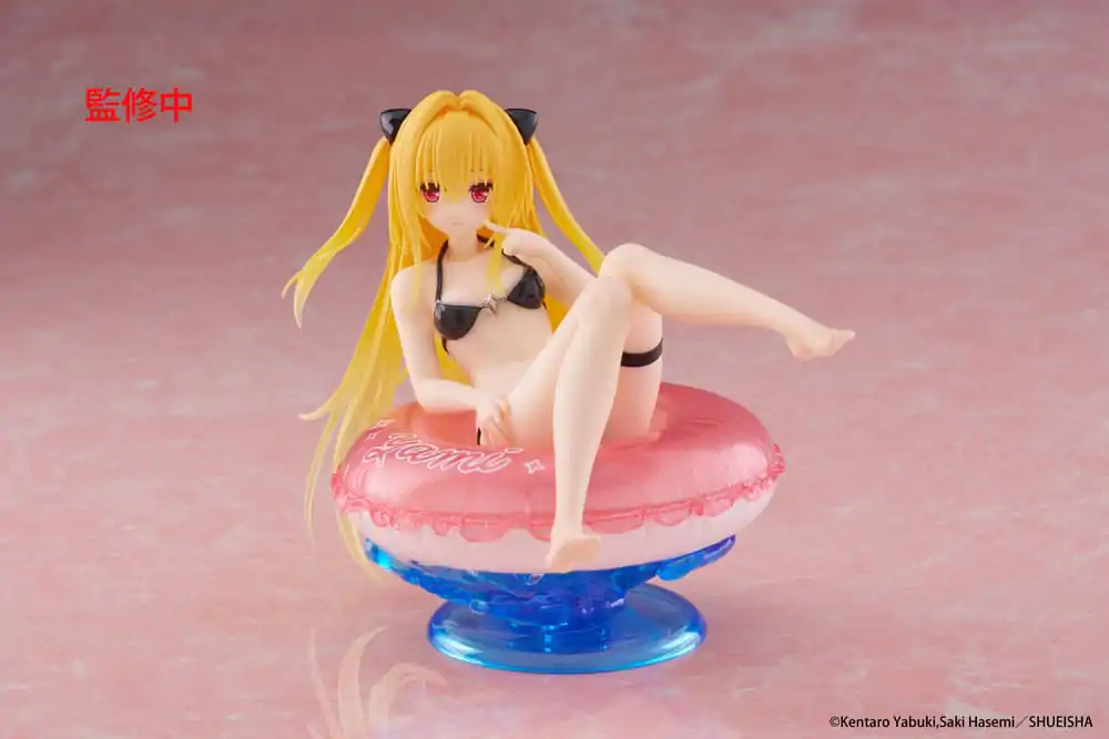 To Love-Ru Darkness Aqua Float Girls Golden Darkness PVC szobor figura 10 cm termékfotó