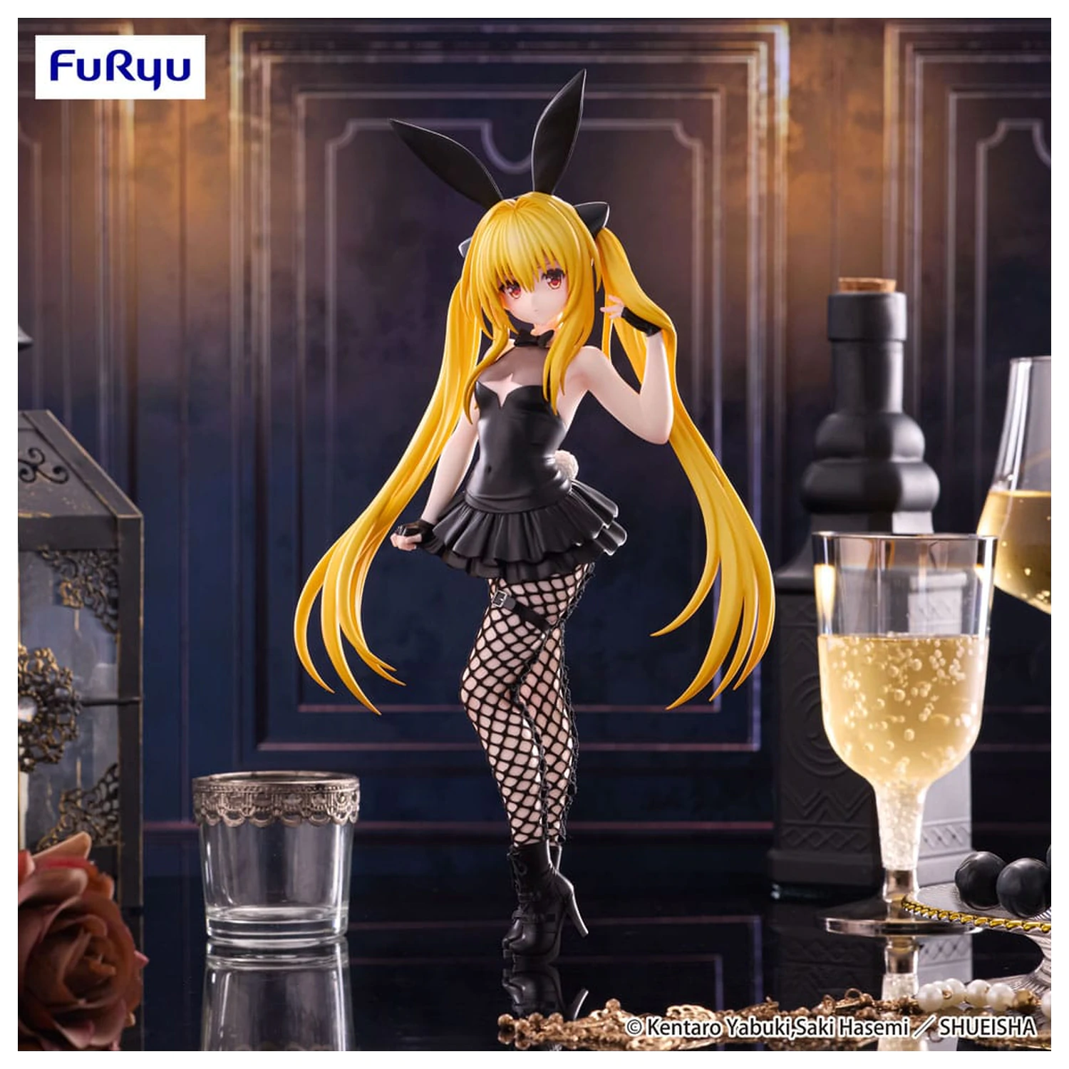 To Love-Ru Darkness BiCute Bunnies Konjiki no Yami PVC szobor figura 26 cm  termékfotó