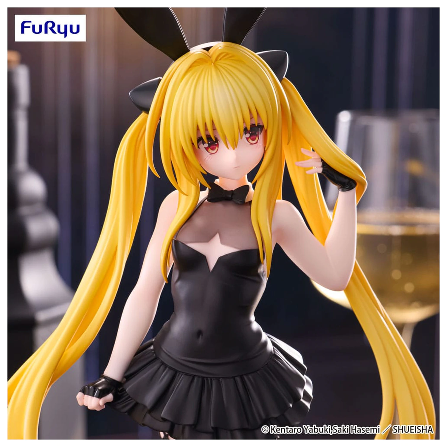 To Love-Ru Darkness BiCute Bunnies Konjiki no Yami PVC szobor figura 26 cm  termékfotó