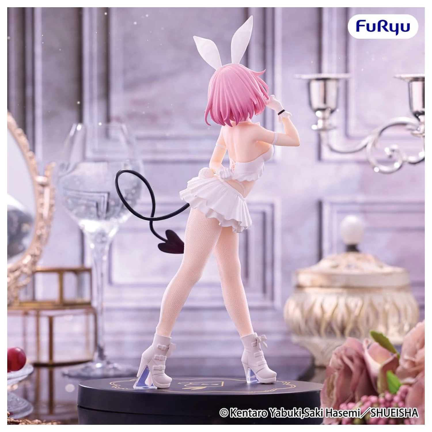 To Love-Ru Darkness BiCute Bunnies Momo Belia Deviluke White Color Ver. PVC szobor figura 27 cm   termékfotó