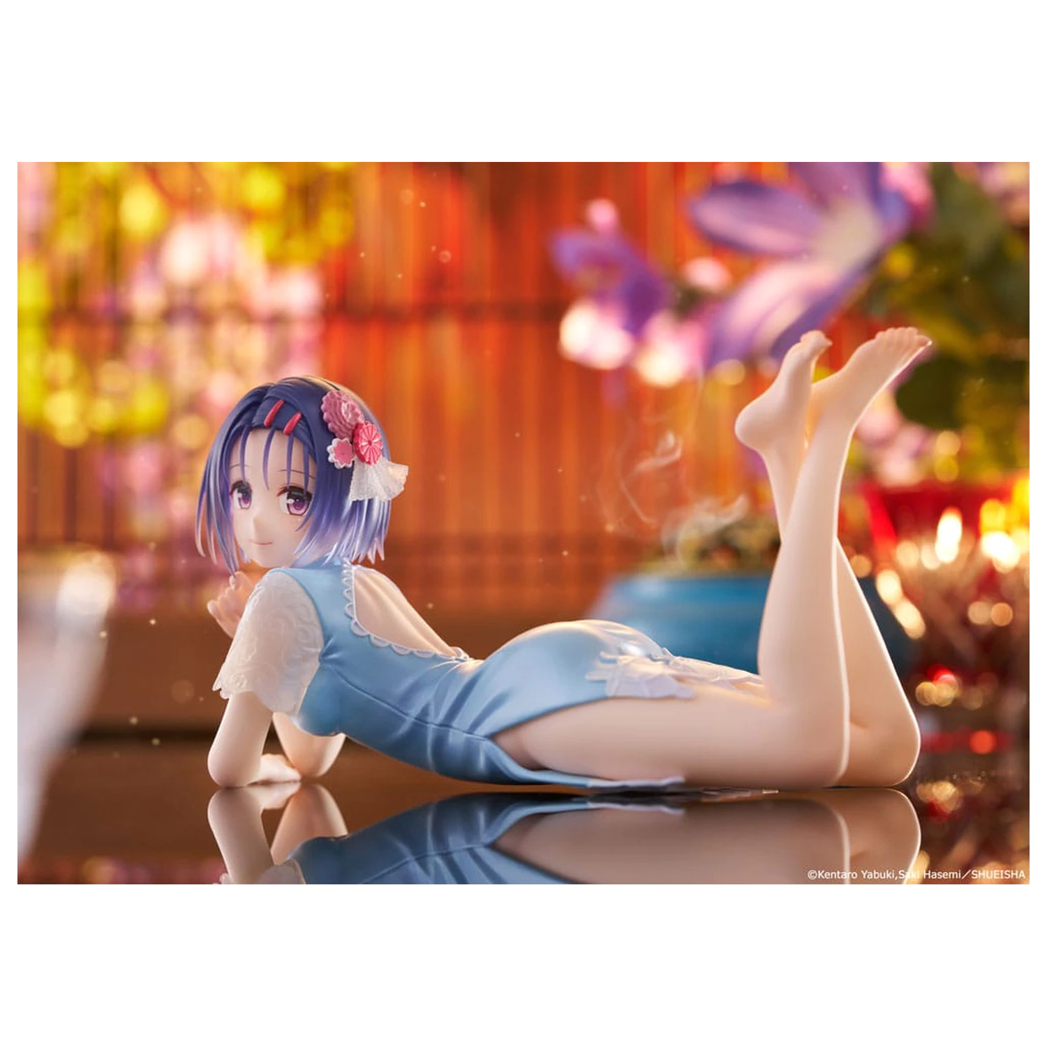 To Love-Ru Darkness Desktop Cute figura Haruna Sairenji (China Dress Ver.) PVC szobor figura 13 cm       termékfotó