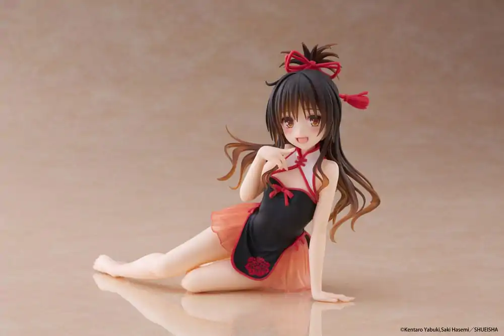 To Love-Ru Darkness Desktop Cute figura Mikan Yuki Chinese Dress Ver. PVC szobor figura 13 cm    termékfotó