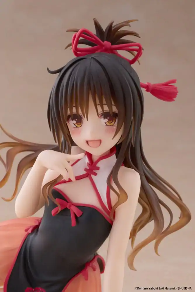 To Love-Ru Darkness Desktop Cute figura Mikan Yuki Chinese Dress Ver. PVC szobor figura 13 cm    termékfotó
