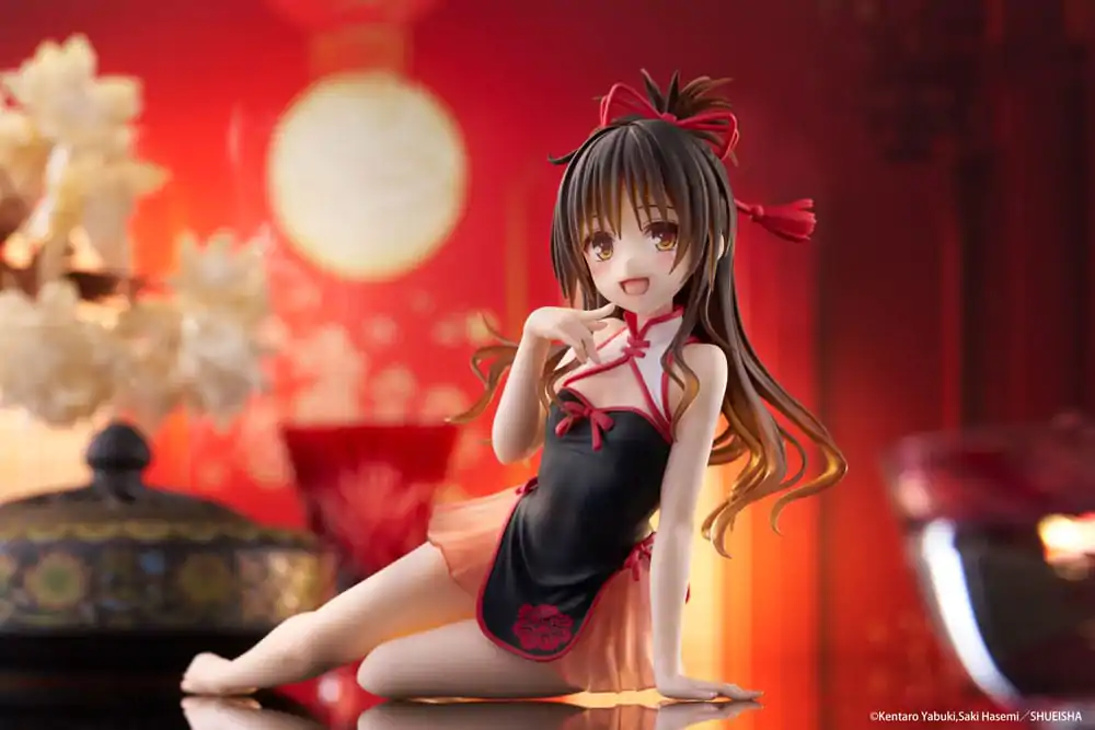 To Love-Ru Darkness Desktop Cute figura Mikan Yuki Chinese Dress Ver. PVC szobor figura 13 cm    termékfotó