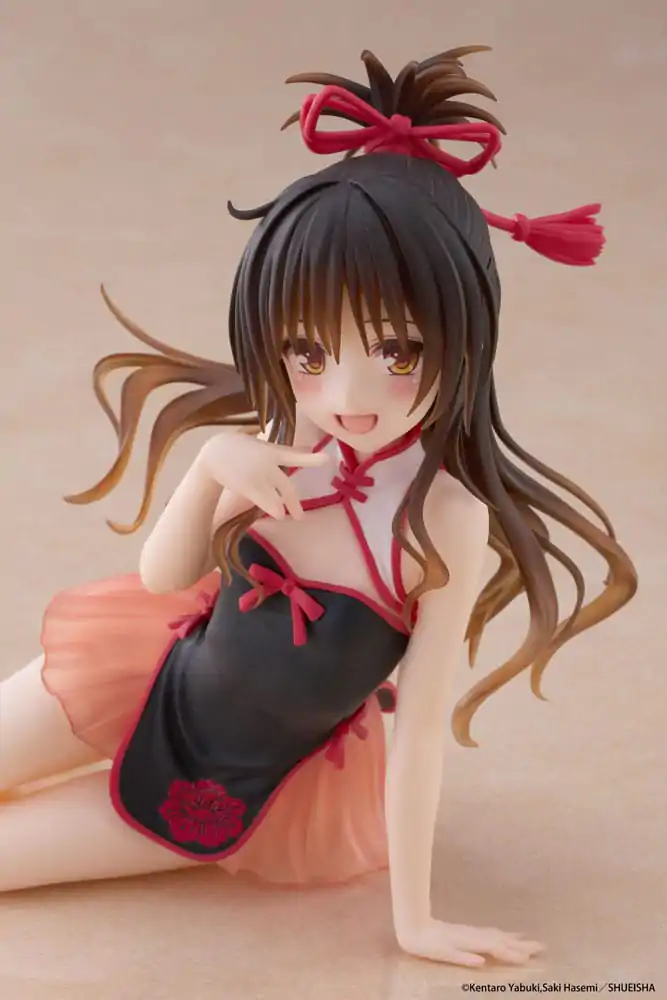 To Love-Ru Darkness Desktop Cute figura Mikan Yuki Chinese Dress Ver. PVC szobor figura 13 cm    termékfotó