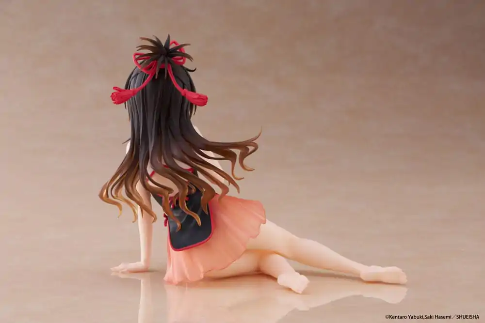 To Love-Ru Darkness Desktop Cute figura Mikan Yuki Chinese Dress Ver. PVC szobor figura 13 cm    termékfotó
