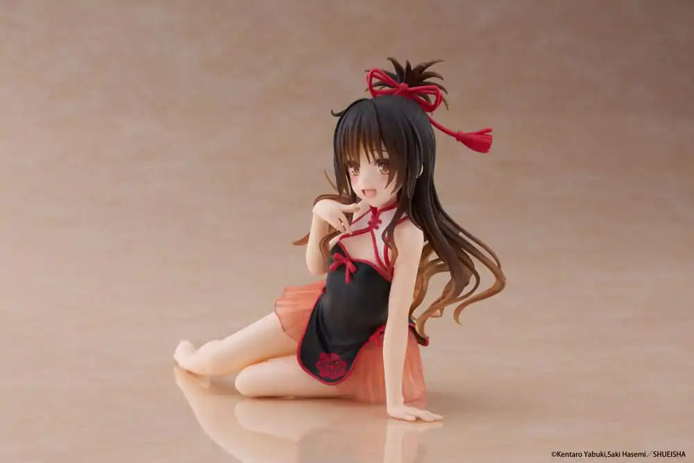 To Love-Ru Darkness Desktop Cute figura Mikan Yuki Chinese Dress Ver. PVC szobor figura 13 cm    termékfotó