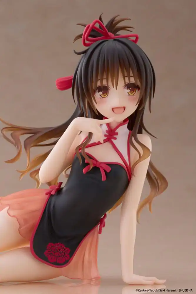 To Love-Ru Darkness Desktop Cute figura Mikan Yuki Chinese Dress Ver. PVC szobor figura 13 cm    termékfotó