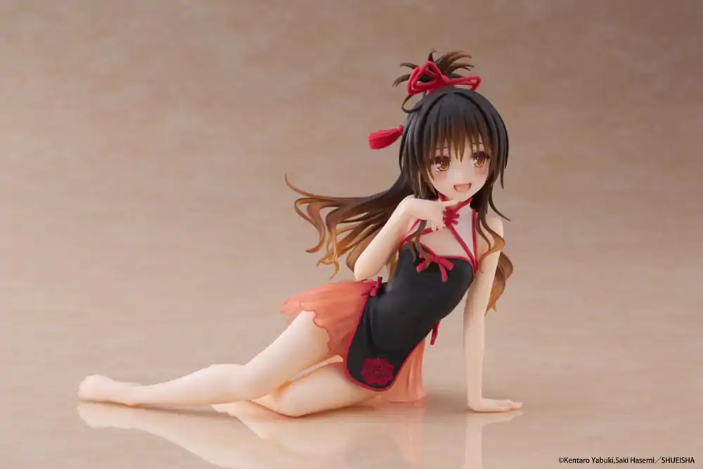 To Love-Ru Darkness Desktop Cute figura Mikan Yuki Chinese Dress Ver. PVC szobor figura 13 cm    termékfotó