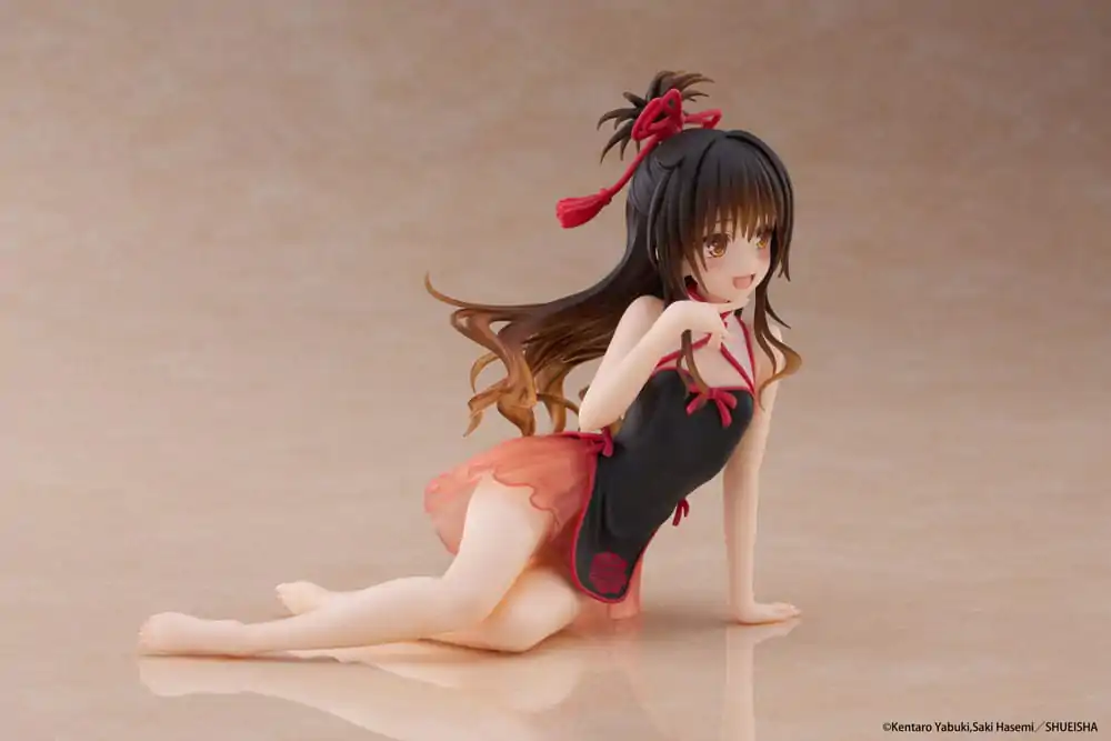 To Love-Ru Darkness Desktop Cute figura Mikan Yuki Chinese Dress Ver. PVC szobor figura 13 cm    termékfotó