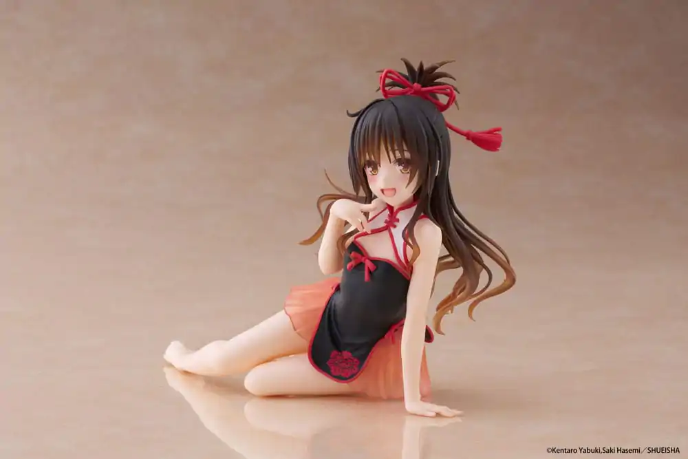 To Love-Ru Darkness Desktop Cute figura Mikan Yuki Chinese Dress Ver. PVC szobor figura 13 cm    termékfotó