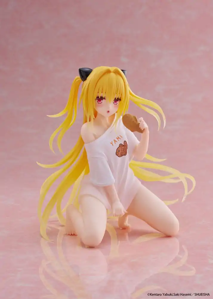 To Love-Ru Darkness Desktop Cute Figure Golden Darkness Roomwear Ver. PVC szobor figura 13 cm    termékfotó