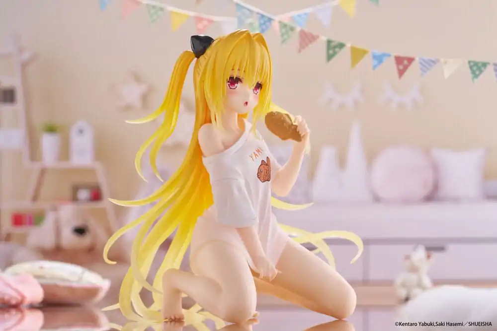 To Love-Ru Darkness Desktop Cute Figure Golden Darkness Roomwear Ver. PVC szobor figura 13 cm    termékfotó