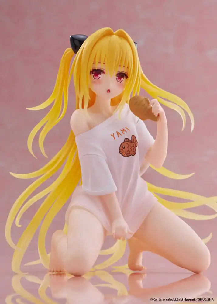 To Love-Ru Darkness Desktop Cute Figure Golden Darkness Roomwear Ver. PVC szobor figura 13 cm    termékfotó