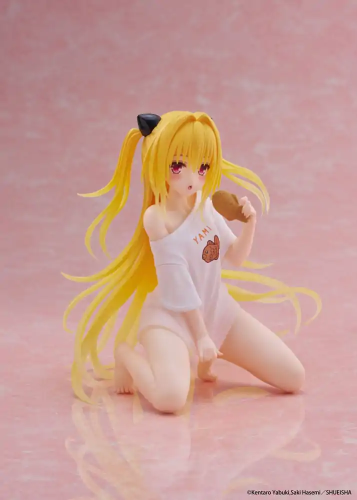 To Love-Ru Darkness Desktop Cute Figure Golden Darkness Roomwear Ver. PVC szobor figura 13 cm    termékfotó