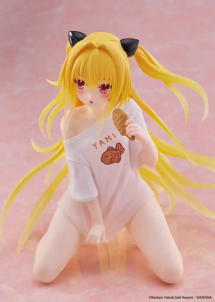 To Love-Ru Darkness Desktop Cute Figure Golden Darkness Roomwear Ver. PVC szobor figura 13 cm    termékfotó