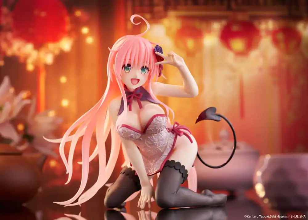 To Love-Ru Darkness Desktop Cute Figure Lala Chinese Dress Ver. PVC szobor figura 13 cm termékfotó