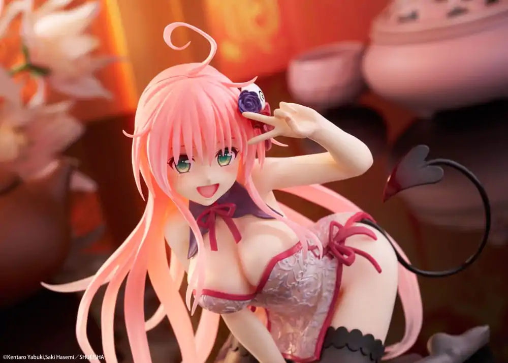 To Love-Ru Darkness Desktop Cute Figure Lala Chinese Dress Ver. PVC szobor figura 13 cm termékfotó