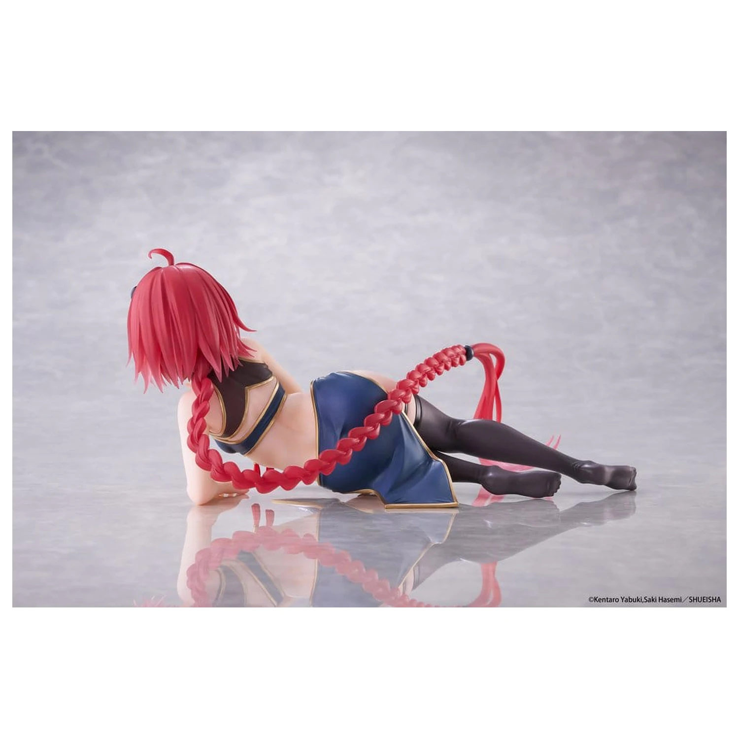 To Love-Ru Darkness Desktop Cute Mea Kurosaki (Chinese Dress Ver.) PVC figura 13 cm termékfotó