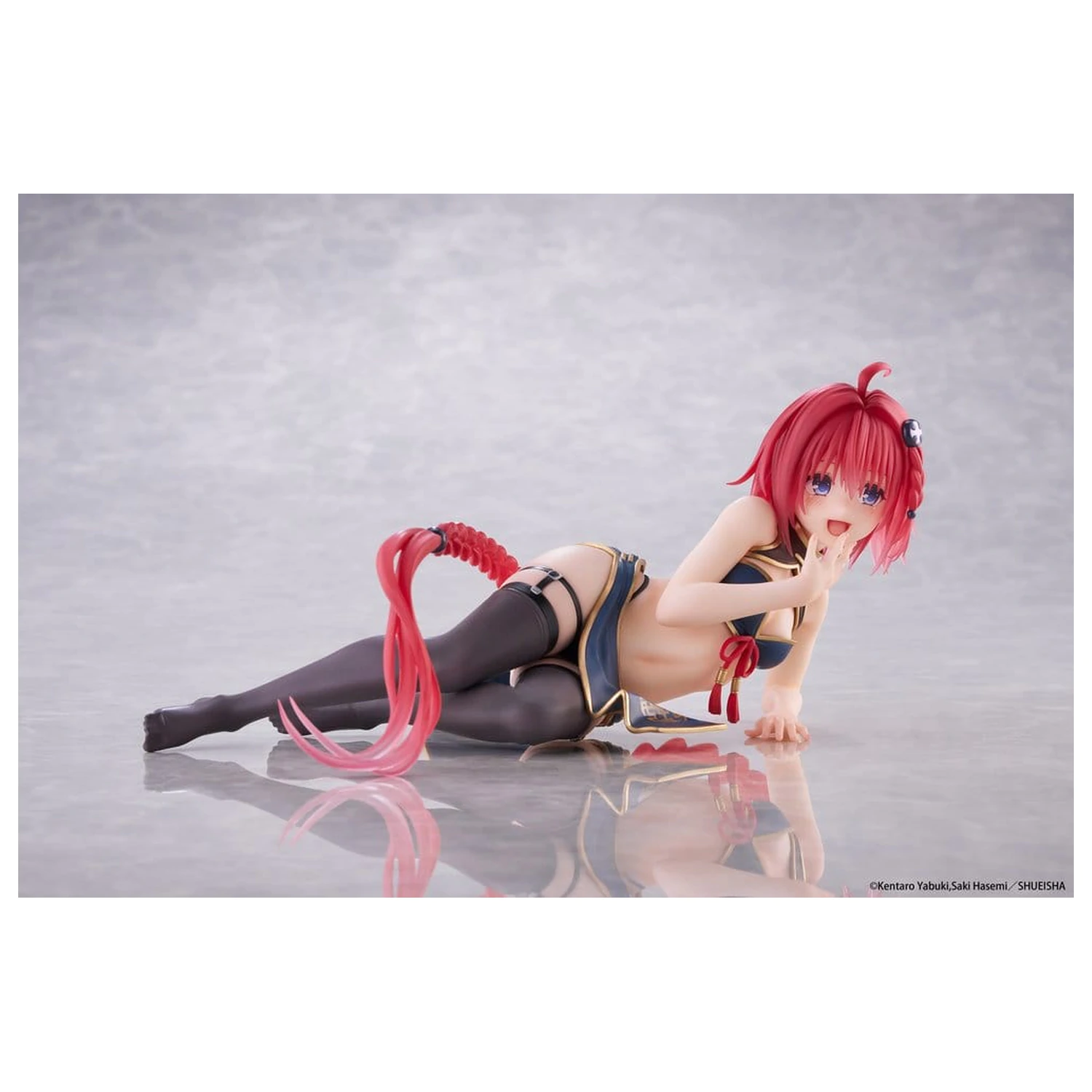 To Love-Ru Darkness Desktop Cute Mea Kurosaki (Chinese Dress Ver.) PVC figura 13 cm termékfotó