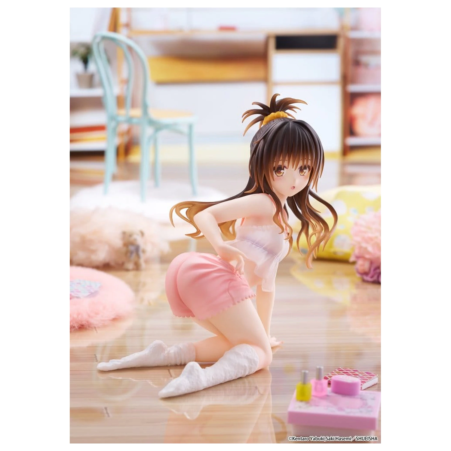 To Love-Ru Darkness Desktop Cute Mikan Yuki (Roomwear Ver.) PVC figura 13 cm termékfotó